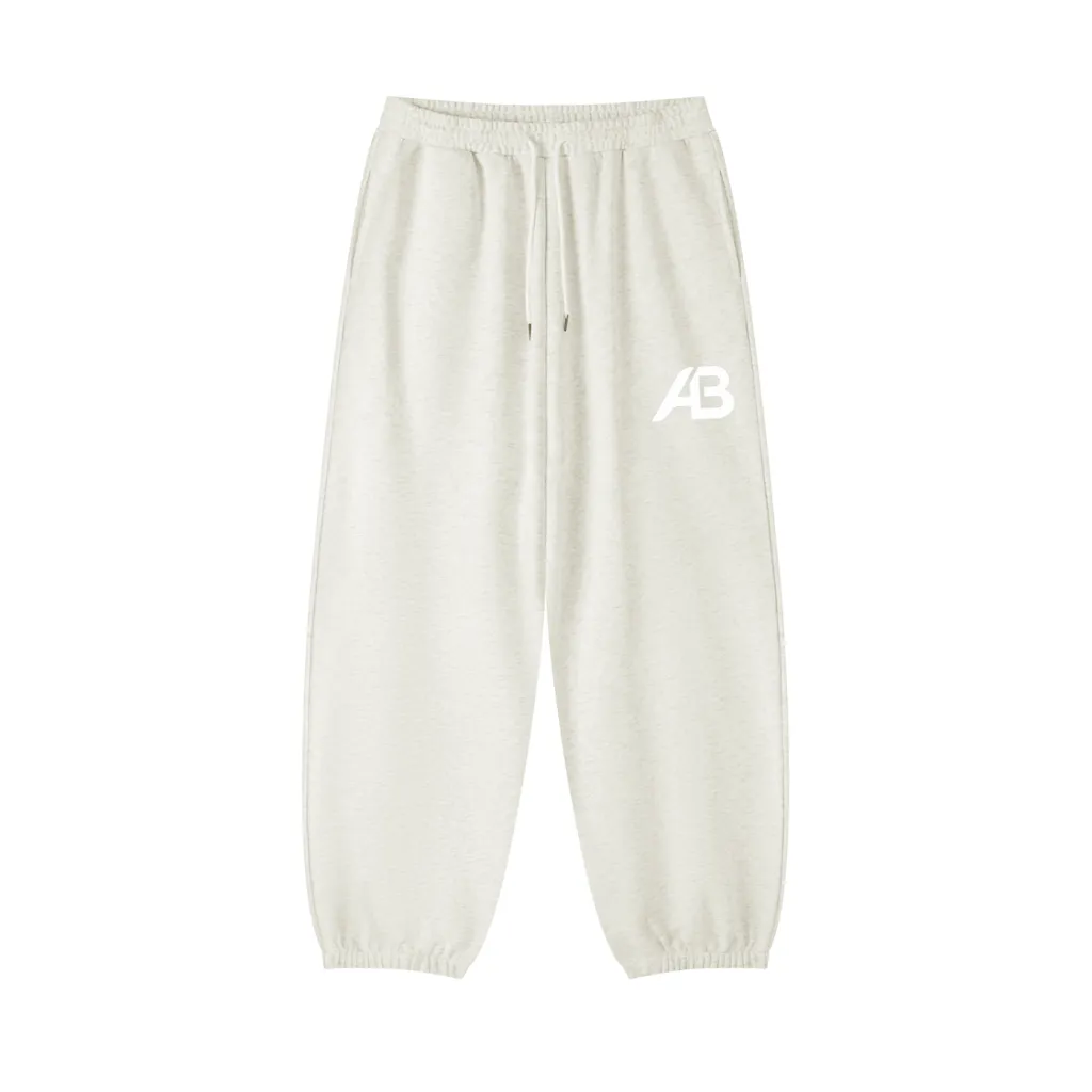 Always Ballin White Logo Sweatpants